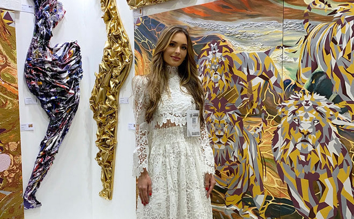 Черкаська художниця представила Україну на арт-форумі в Дубаї