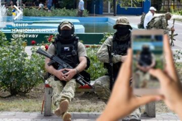 росіяни бояться того, щоб їх «народне ополчення» потрапляло в кадр