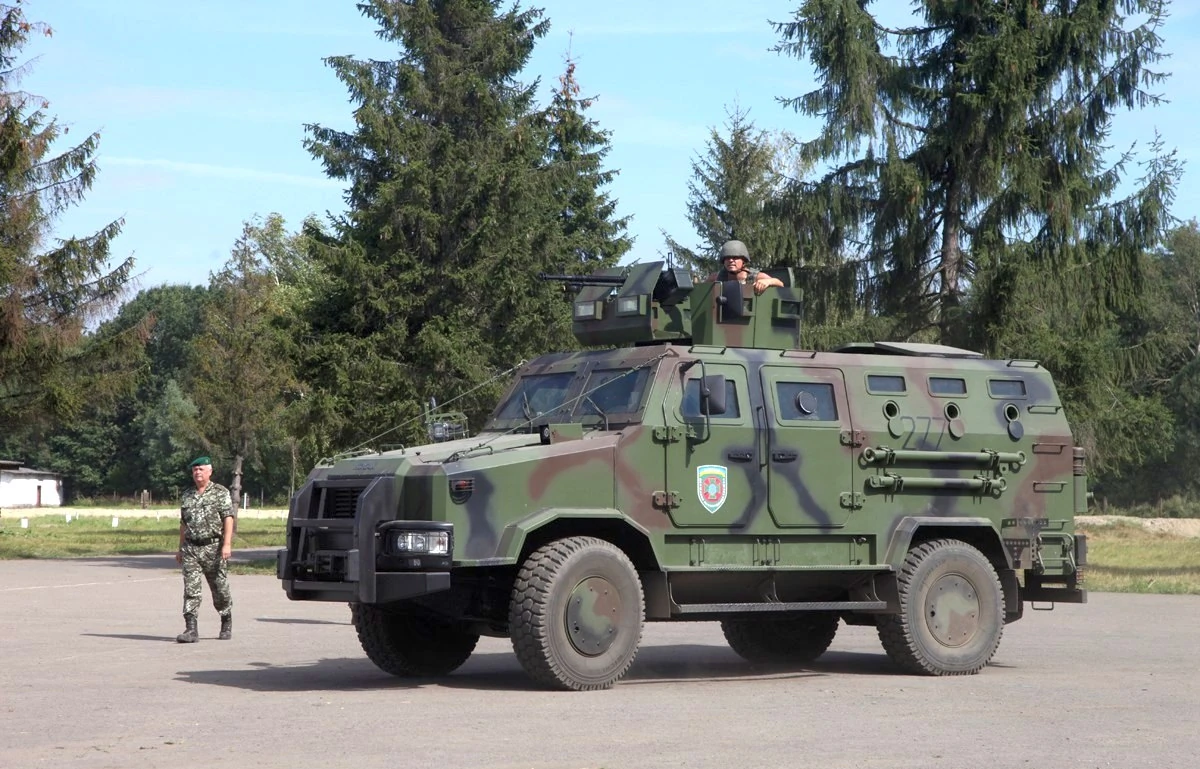 «Козак-2» з підрозділу ДПСУ, озброєний 12,7-мм кулеметом ДШКМ. Фото: ДПСУ