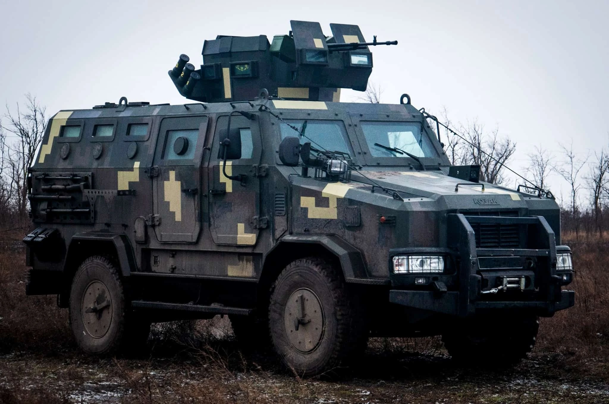 «Козак-2» 35 ОБрМП. Січень 2021 р. Фото: Міноборони України