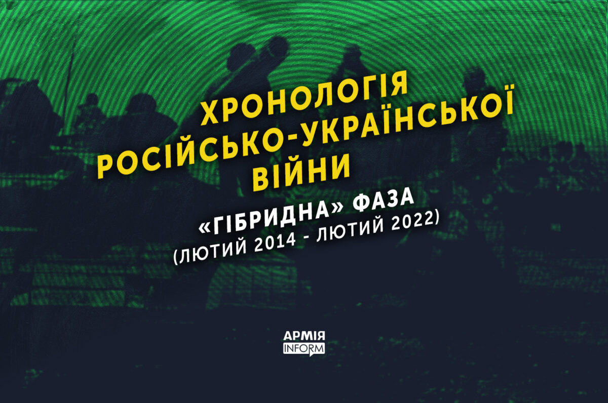 Хронологія російсько-української війни: «гібридна» фаза (лютий 2014 — лютий 2022)