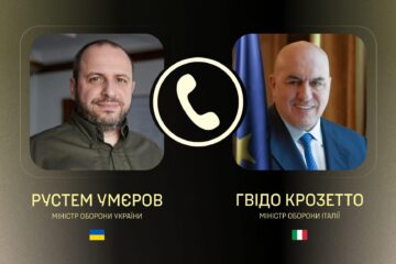 Рустем Умєров подякував Італії за підтримку та очікує нові поставки зброї