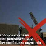 Сили оборони України уразили радіолокаційну техніку ворога в Бєлгородській області