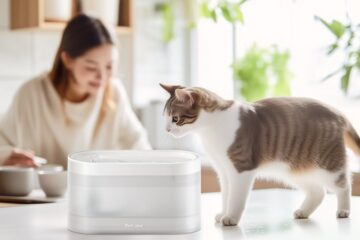 Petcube створили питний фонтан для котів та невеликих собак