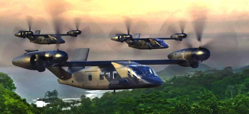 Концепт конвертоплана Bell V-280 Valor. Візуалізація Bell Textron/US Army