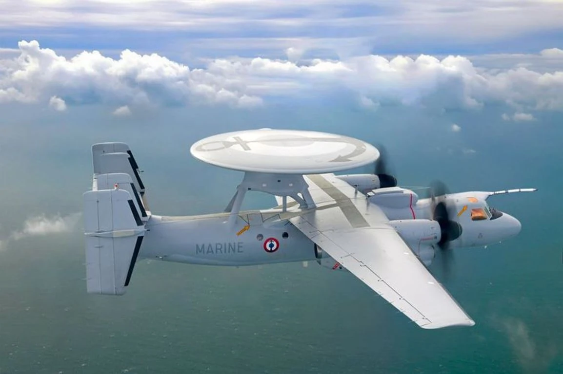 Візуалізація французького літака E-2D. Зображення: Northrop Grumman