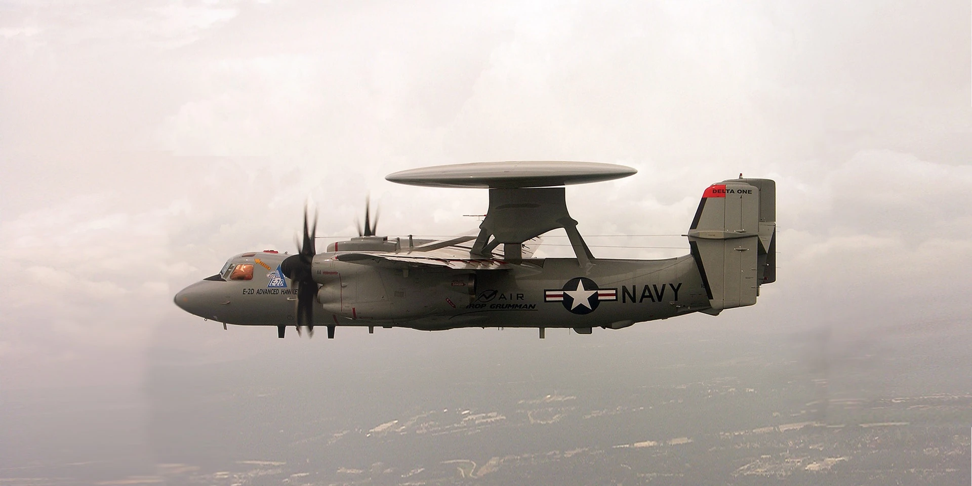 Літак АВАКС E-2D Advanced Hawkeye ВМС США. Фото: Northrop Grumman