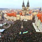 У Празі відбувся мітинг на підтримку України