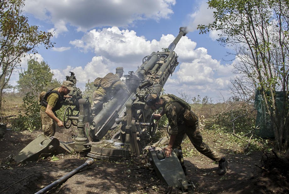 Гаубиця M777 на службі ЗСУ на передовій .