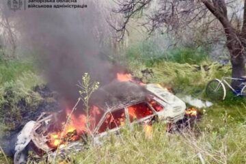 Росіяни атакували цивільне авто у Запорізькій області