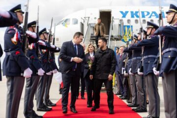 Володимир Зеленський прибув з візитом до Чехії