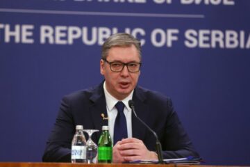 Президент Сербії Александр Вучич таки прибув до Москви