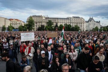 У Будапешті пройшла акція протесту через законопроєкт проти громадських організацій і незалежних медіа