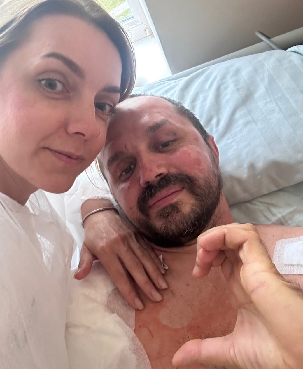 Олексій Попович із дружиною Юлією.