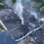 На Одещині внаслідок атаки безпілотників зруйноване відділення Нової Пошти