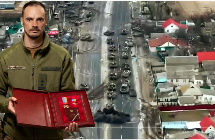 знищення ворожої танкової колони біля Броварів