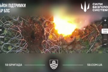 Невдаха дня — у загарбника, який заплутався у колючому дроті, спалахнув «центр прийняття рішень»