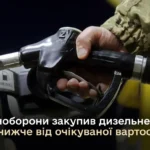ДОТ Міноборони закупив дизельне пальне на червень на 10% нижче від очікуваної вартості