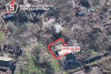 Здетонував боєкомплект рф — на Покровському напрямку наші бійці влучили у склад БК