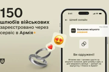 Завдяки пріоритетному одруженню в Армія+ вже зареєстровано 150 шлюбів