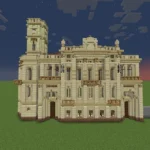 Це копія будівлі Херсонського художнього музею у Minecraft