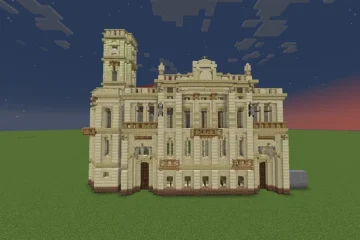 Це копія будівлі Херсонського художнього музею у Minecraft