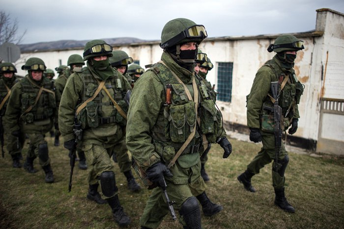 Зелені чоловічки у Криму