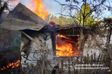 Унаслідок російських обстрілів на Запоріжжі постраждали 4 людини, — ОВА