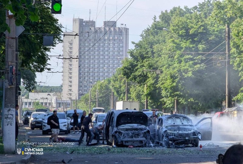 Суми, наслідки удару росіян