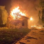 ​На Одещині через російські обстріли спалахнули пожежі