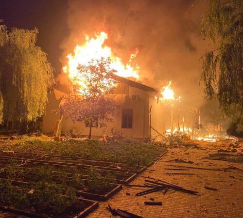 ​На Одещині через російські обстріли спалахнули пожежі