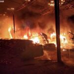 На Сумщині через російських дрон згоріла сільгосптехніка