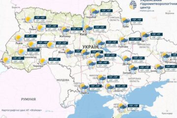 У неділю на більшості території України пройдуть помірні короткочасні дощі