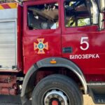 Російський дрон атакував пожежну станцію на Херсонщині, є поранені