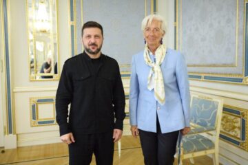 В Україну прибула президентка Європейського центрального банку