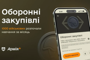 ​Тисяча військових почали вивчати курс “оборонні закупівлі” в “Армія+”