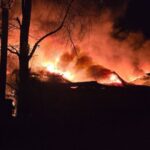 У Харкові пожежі через атаку “шахедів”