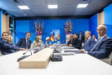 Зеленський обговорив з лідерами держав Е5 і генсеком НАТО зміцнення української ППО