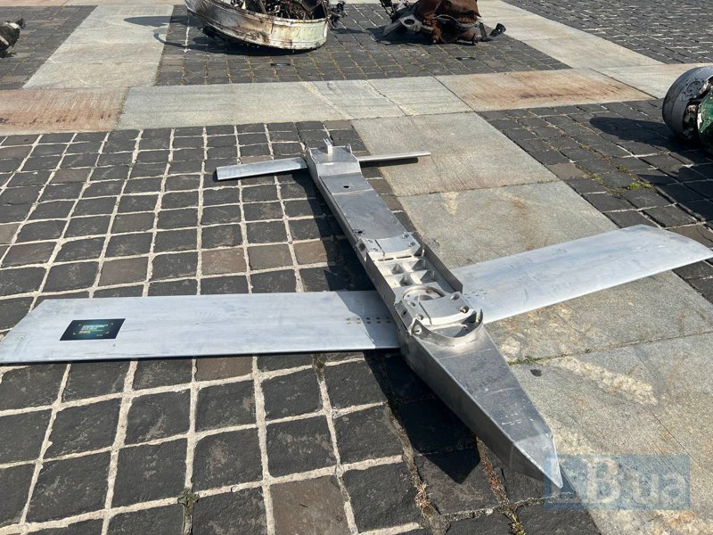 виставка збитих російських БПЛА, які містять імпортні компоненти — зокрема, з країн Європейського Союзу та США