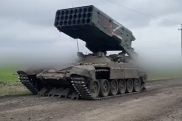 Пекельна машина перетворилася на попіл: на Куп’янщині дронарі спопелили рідкісний «Солнцепьок»