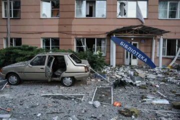 Російський обстріл пошкодив бібліотеку імені Сковороди на Солом’янці