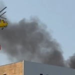 До гасіння пожеж у Києві залучили гелікоптер