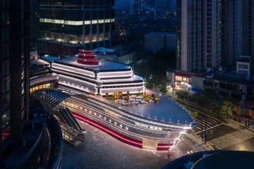 Louis Vuitton відкрив у Шанхаї магазин у формі корабля. Верхні поверхи – у вигляді фірмових валіз