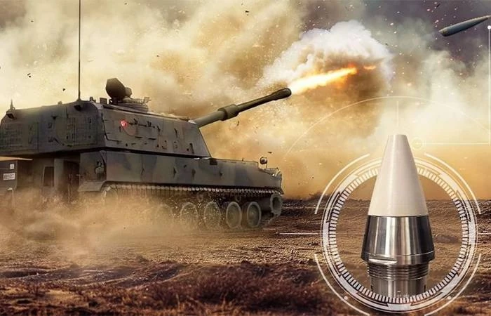 Боєприпас ASAF 155 MOFA. Візуалізація ASELSAN