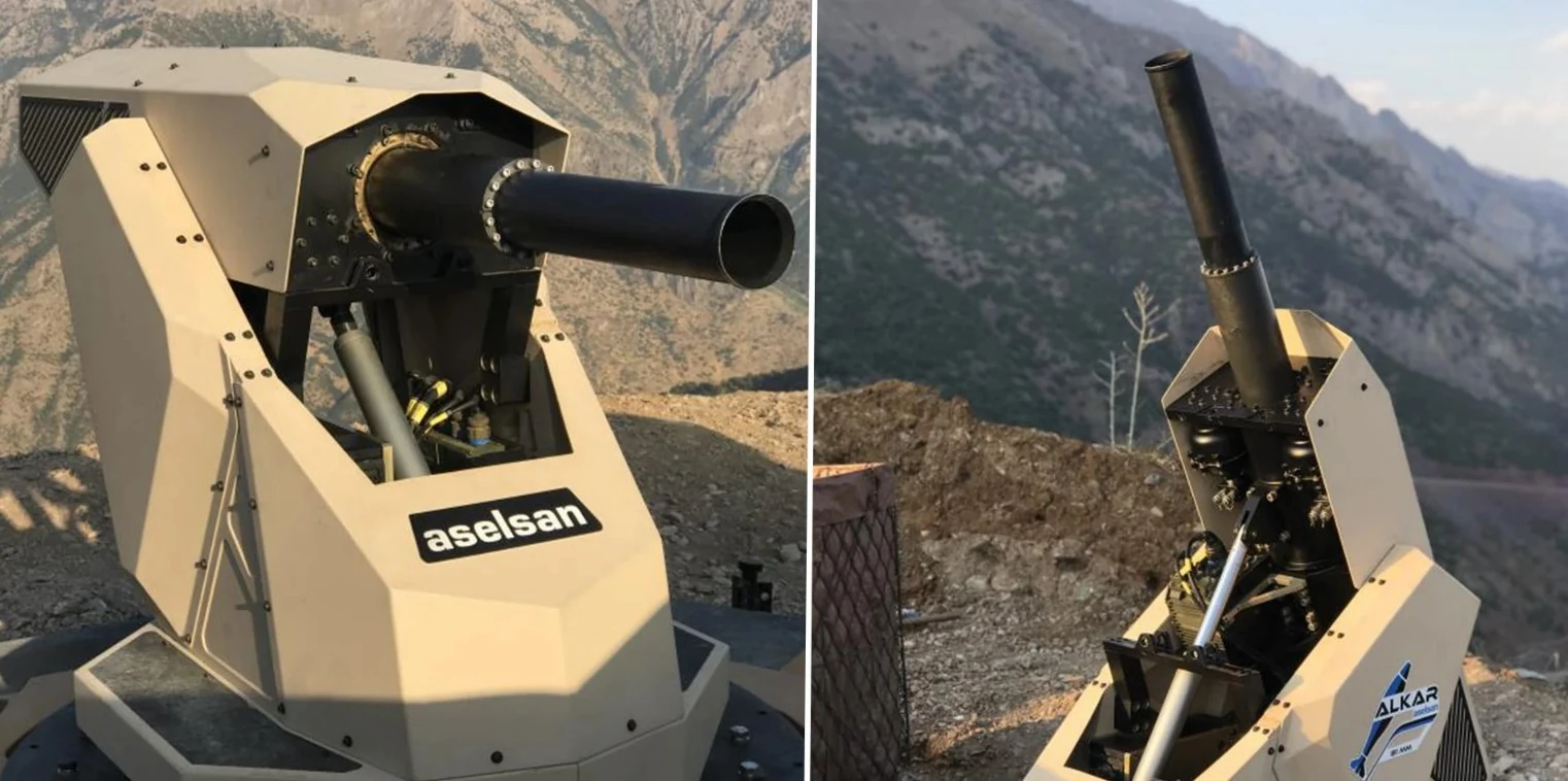 Мінометна система ALKAR 100/81. Колаж Defenceturk