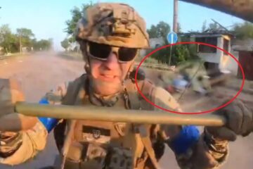 Боєць бригади «Рубіж» в останню мить зумів ухилитися від ворожого FPV на оптоволокні