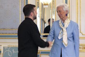 Володимир Зеленський обговорив з Крістін Лагард використання заморожених активів рф
