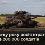 З початку року росія втратила майже 200 000 солдатів
