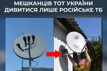 Окупанти «глушать» український сигнал: на Херсонщині заборонили всі супутникові антени, крім російських