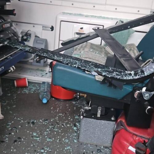 У Києві пошкоджені 5 автомобілів «швидкої», які вночі виїжджали до постраждалих